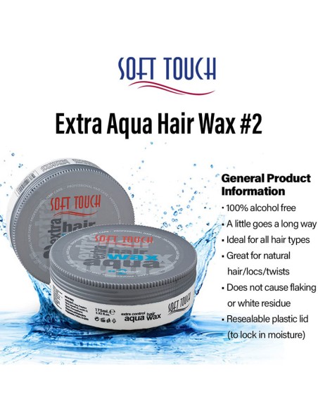 Soft Touch Extra Control Aqua 2 Hair Wax Soft Touch Extra Control Aqua 2 Hair Wax