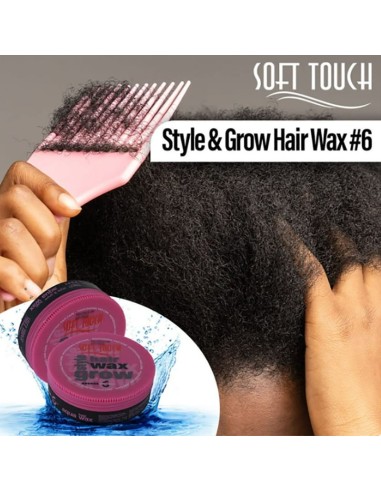 Soft Touch Style And Grow Aqua 6 Hair Wax Soft Touch Style And Grow Aqua 6 Hair Wax