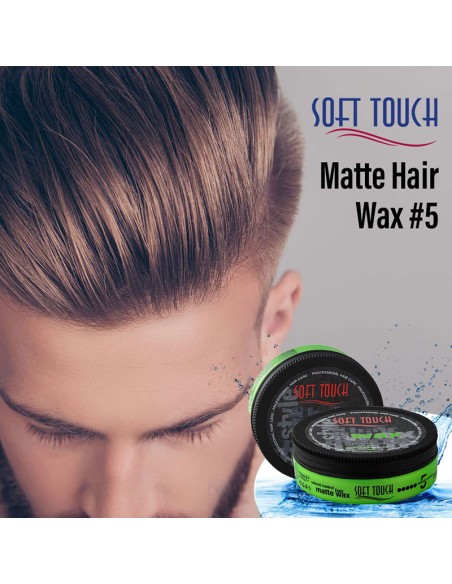 Soft Touch Natural Control Matte 5 Hair Wax