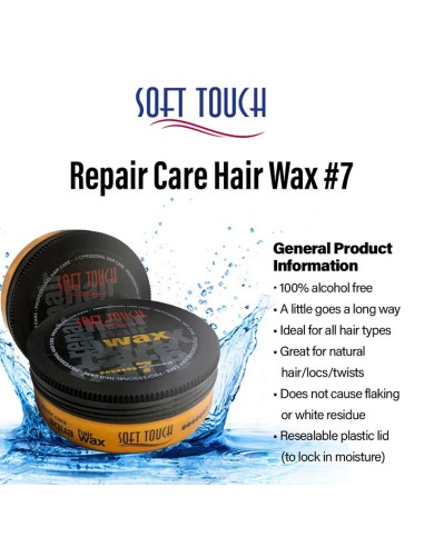 Soft Touch Repair Care Aqua 7 Hair Wax Soft Touch Repair Care Aqua 7 Hair Wax