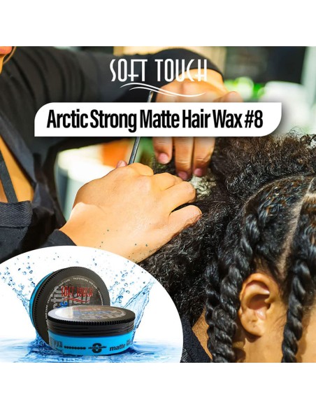 Soft Touch Arctic Strong Matte 8 Hair Wax Soft Touch Arctic Strong Matte 8 Hair Wax