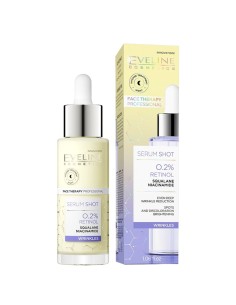Eveline Serum Shot 0.2% retinol treatment for face, neck and neckline