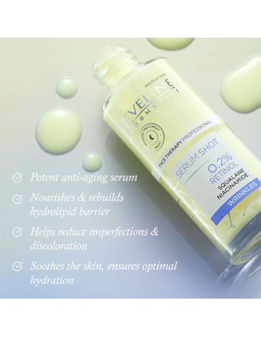 Eveline Serum Shot 0.2% retinol treatment for face, neck and neckline Eveline Serum Shot 0.2% retinol treatment for face, neck and neckline