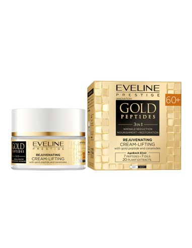 Eveline Gold Peptides 3 In 1 Rejuvenating Cream Lifting 60 Plus Eveline Gold Peptides 3 In 1 Rejuvenating Cream Lifting 60 Plus