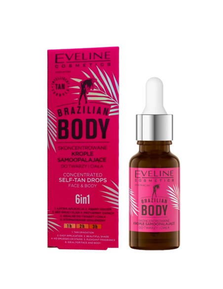 Eveline Brazilian Body 6 In 1 Self Tan Drops Eveline Brazilian Body 6 In 1 Self Tan Drops