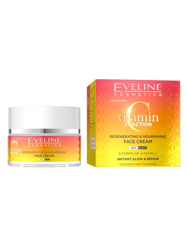 Eveline Vitamin C 3X Action Regenerating And Nourishing Face Cream Eveline Vitamin C 3X Action Regenerating And Nourishing Face Cream