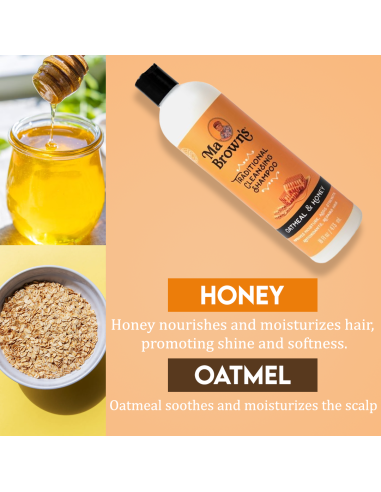 Traditional Cleansing Shampoo With Oatmeal And Honey