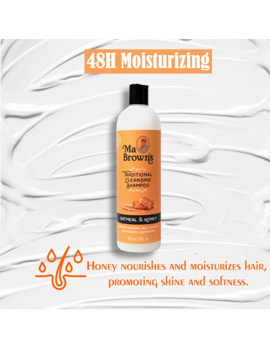 Traditional Cleansing Shampoo With Oatmeal And Honey