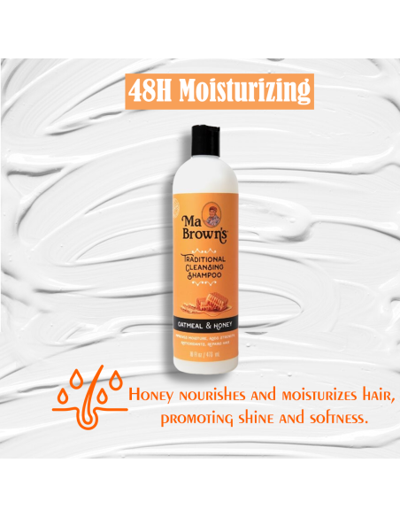 Traditional Cleansing Shampoo With Oatmeal And Honey