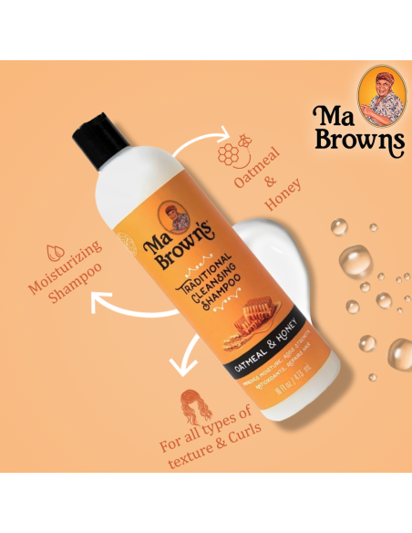 Traditional Cleansing Shampoo With Oatmeal And Honey