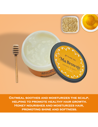 Ma Brown Styling Gel With Oatmeal And Honey