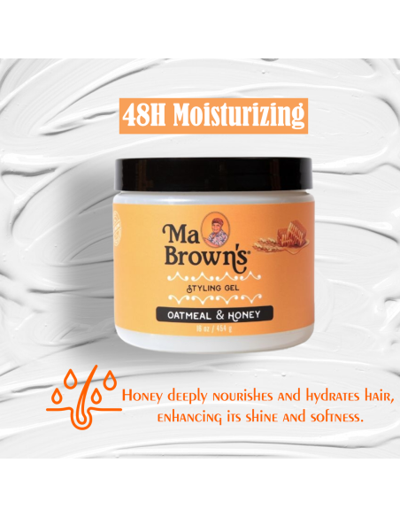 Ma Brown Styling Gel With Oatmeal And Honey