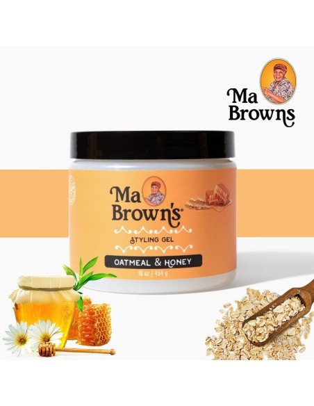 Ma Brown Styling Gel With Oatmeal And Honey
