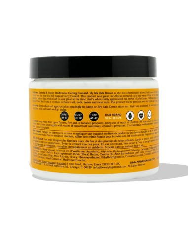 Traditional Curling Custard With Oatmeal And Honey