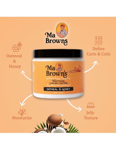 Traditional Curling Custard With Oatmeal And Honey