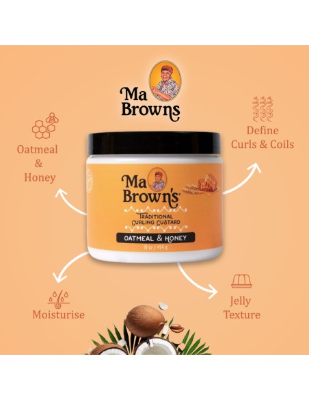 Traditional Curling Custard With Oatmeal And Honey