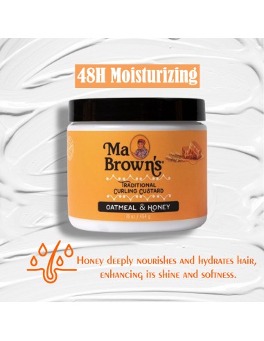 Traditional Curling Custard With Oatmeal And Honey