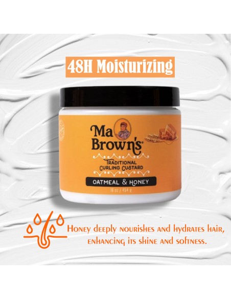 Traditional Curling Custard With Oatmeal And Honey