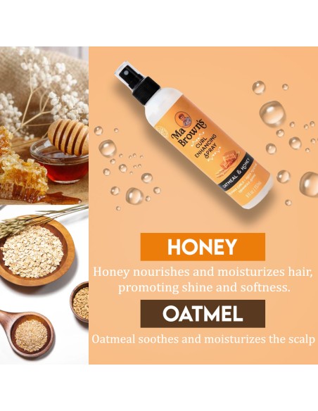 Curl Enhancing Spray With Oatmeal And Honey