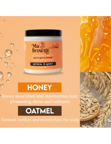 Hair And Scalp Pomade With Oatmeal And Honey Hair And Scalp Pomade With Oatmeal And Honey