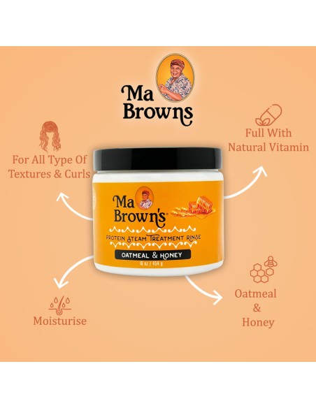 Protein Steam Treatment Rinse With Oatmeal And Honey