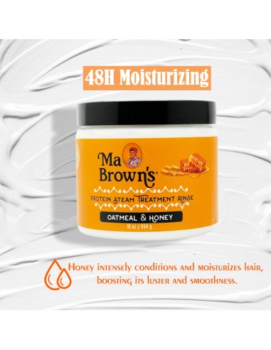 Protein Steam Treatment Rinse With Oatmeal And Honey