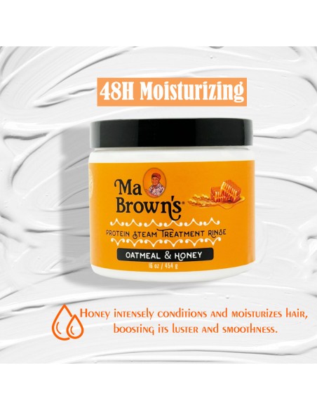 Protein Steam Treatment Rinse With Oatmeal And Honey