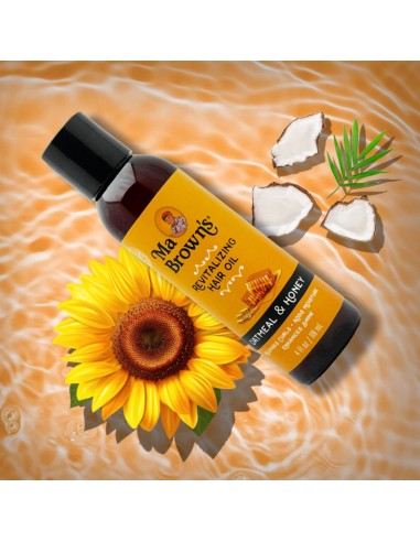 Revitalizing Hair Oil With Oatmeal And Honey