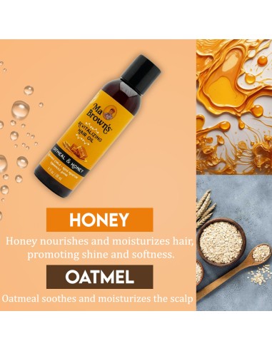 Revitalizing Hair Oil With Oatmeal And Honey