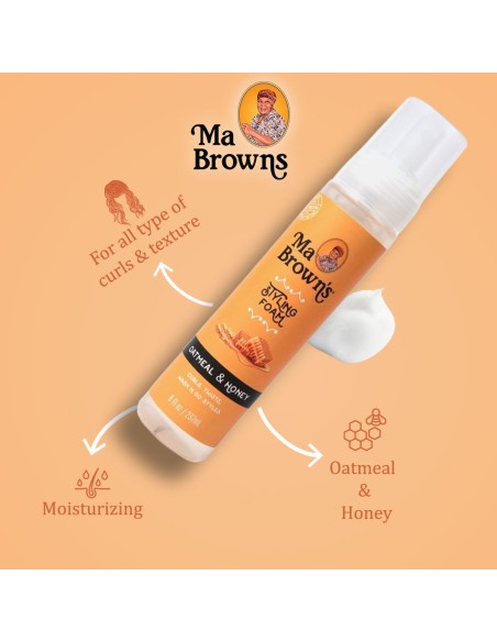 Styling Foam With Oatmeal And Honey