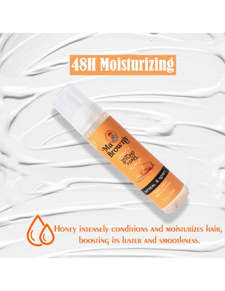 Styling Foam With Oatmeal And Honey