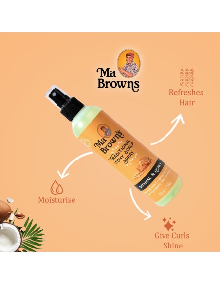Traditional Itchy Scalp Spray With Oatmeal And Honey