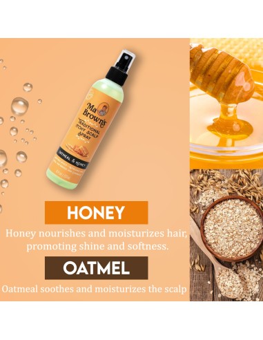 Traditional Itchy Scalp Spray With Oatmeal And Honey