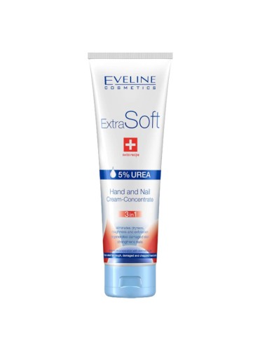 Eveline Extra Soft 5 % Urea 3 In 1 Hand Nail Cream Eveline Extra Soft 5 % Urea 3 In 1 Hand Nail Cream