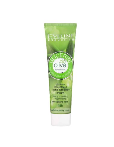 Eveline Bio Olive Glycerine Concentrated Hand & Nail Cream Eveline Bio Olive Glycerine Concentrated Hand & Nail Cream