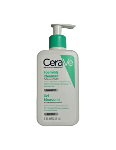 Cerave Foaming Cleanser For Normal To Oily Skin Cerave Foaming Cleanser For Normal To Oily Skin