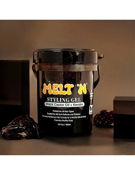 EBIN New York Melt N Black Castor Oil Keratin Styling Gel EBIN New York Melt N Black Castor Oil Keratin Styling Gel