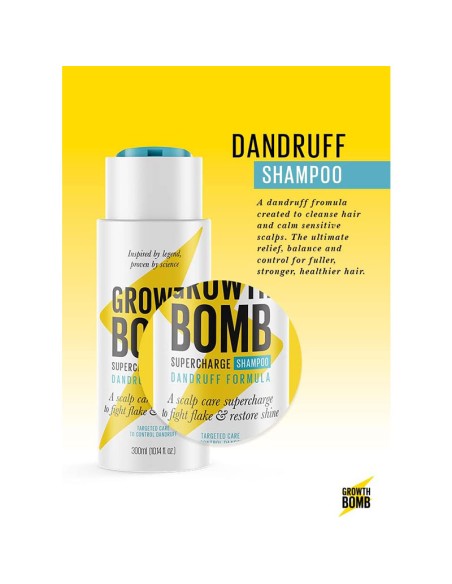 Growth Bomb Dandruff Formula Supercharge Shampoo Growth Bomb Dandruff Formula Supercharge Shampoo