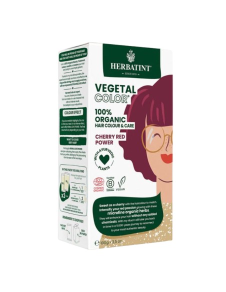 Herbatint Vegetal Organic Hair Color Cherry Red Power