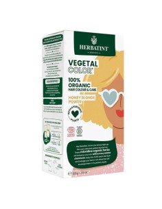 Herbatint Vegetal Organic Hair Color Honey Blonde Power