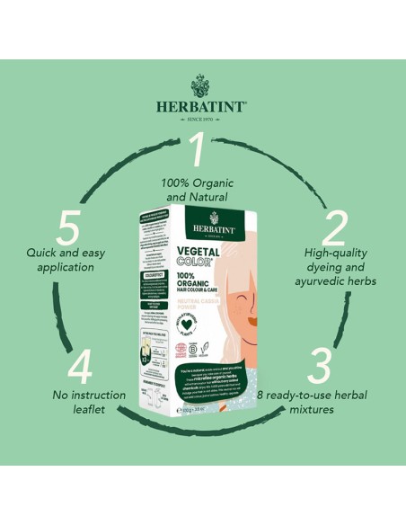 Herbatint Vegetal Organic Hair Color Neutral Cassia Power Herbatint Vegetal Organic Hair Color Neutral Cassia Power
