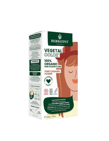 Herbatint Vegetal Organic Hair Color Pure Caramel Power Herbatint Vegetal Organic Hair Color Pure Caramel Power