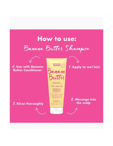 Banana Butter Coconut Oil Nourishing Superfood Shampoo Banana Butter Coconut Oil Nourishing Superfood Shampoo