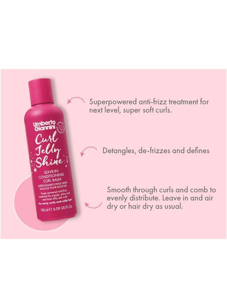 Umberto Giannini Curl Jelly Shine Leave In Conditioning Curl Balm