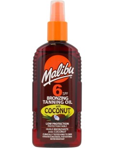Malibu Bronzing Tanning Oil With Coconut SPF6