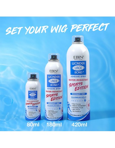 EBIN New York Wonder Lace Bond Sports Edition Rosemary Mint Adhesive Spray EBIN New York Wonder Lace Bond Sports Edition Rosemary Mint Adhesive Spray