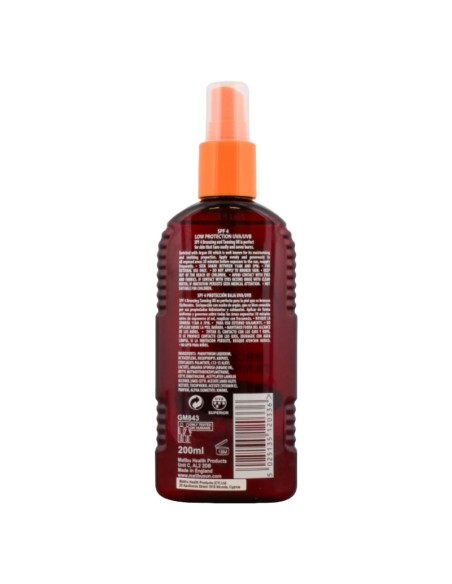 Bronzing Tanning Oil With Argan Oil SPF4 Bronzing Tanning Oil With Argan Oil SPF4