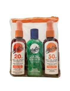 Malibu Travel Bag Dry Oil Pack With SPF20 And SPF50