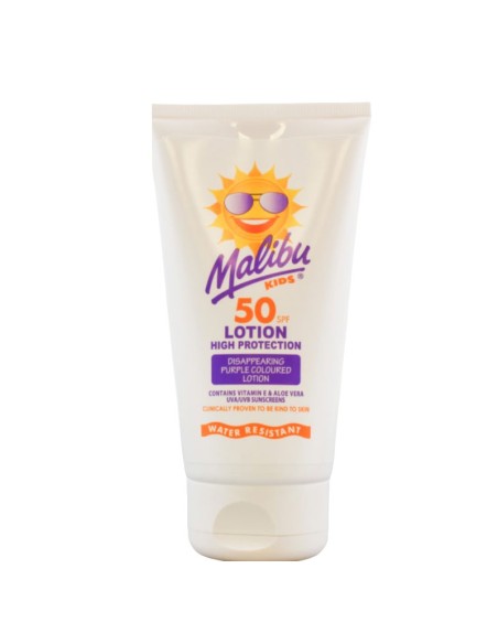 Malibu Kids High Protection Water Resistant Lotion SPF50
