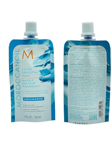 Morrocanoil Aquamarine Color Depositing Mask Morrocanoil Aquamarine Color Depositing Mask